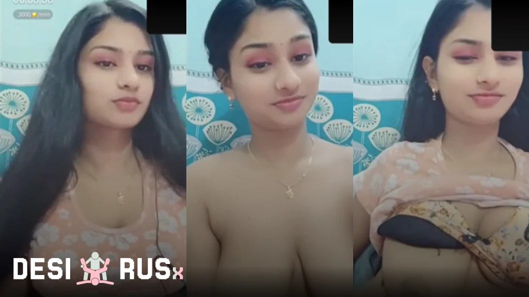 A south indian secy girl video call with boyfriend and showing her big boobs and pussy during video call